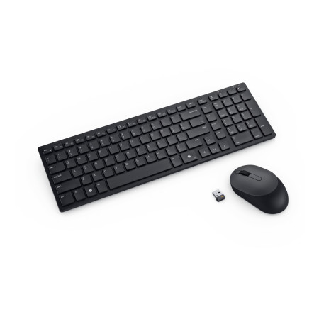 Dell | Silent Keyboard und Maus | KM555 | Keyboard and Mouse Set | Wireless | US International (QWERTY) | Schwarz  2.4 2.4 GHz, 