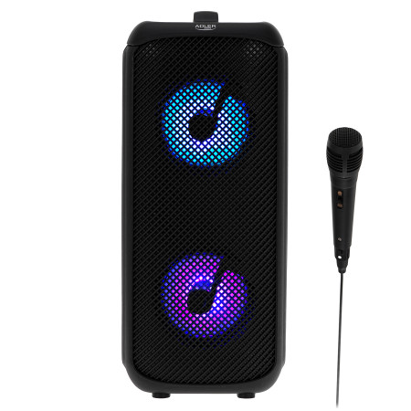 Adler Speaker with radio | AD 1903 | 2x5 W | Bluetooth | Black | Portable | Wireless connection