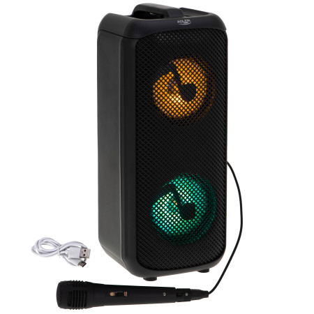 Adler Speaker with radio | AD 1903 | 2x5 W | Bluetooth | Black | Portable | Wireless connection