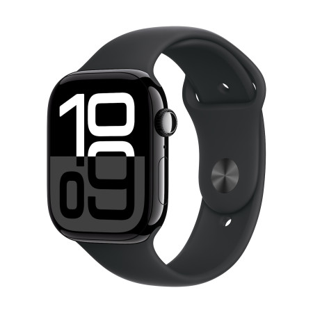 Apple Watch Series 10 |Smartwatch |GPS (Satellit) |Always-On Retina |Wasserdicht |Tiefschwarz