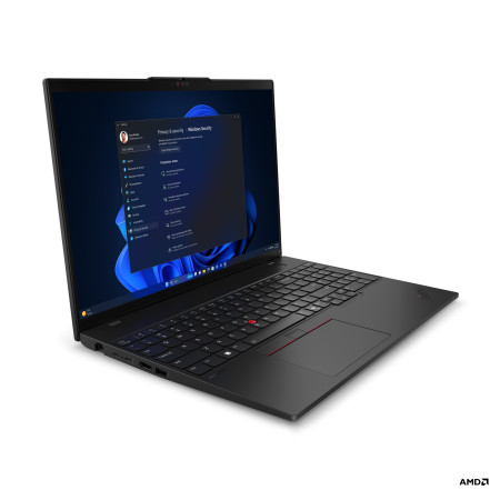 Lenovo ThinkPad L16 | Schwarz | 16 " | IPS WU WUXGA | 1920 x 1200 pixels | Anti-glare | AMD Ryzen 5 PRO | 7535U | 16 GB | SO-DIM