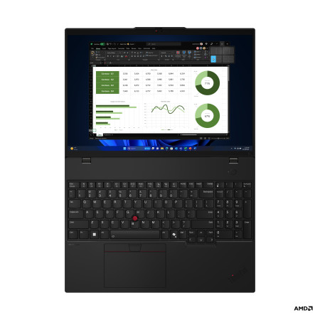 Lenovo ThinkPad L16 | Schwarz | 16 " | IPS WU WUXGA | 1920 x 1200 pixels | Anti-glare | AMD Ryzen 5 PRO | 7535U | 16 GB | SO-DIM