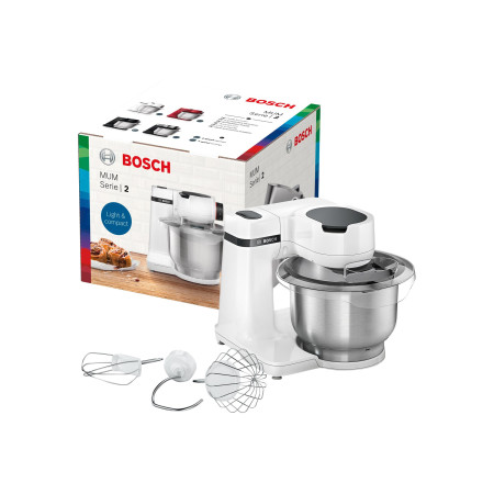 Bosch | MUM Serie Kitchen Machine | MUMS2EW00 | 700 W | Number of speeds 4 | Bowl capacity 3.8 L | White