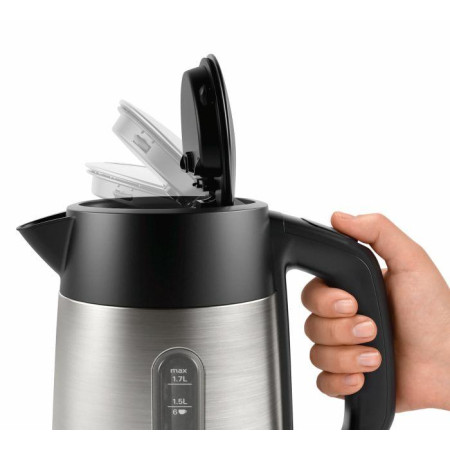 Bosch | Kettle | DesignLine TWK4P440 | Electric | 2400 W | 1.7 L | Stainless steel | 360 rotational base | Stainless steel/Black