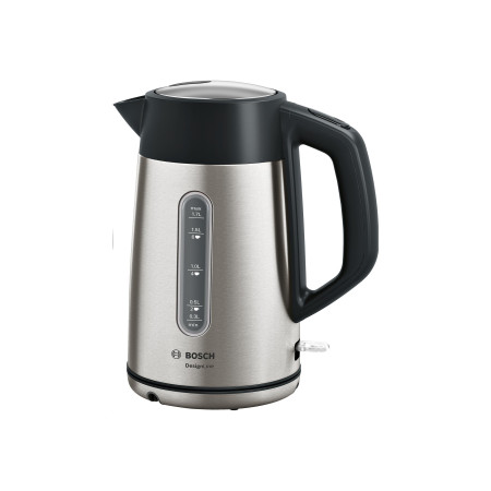 Bosch | Kettle | DesignLine TWK4P440 | Electric | 2400 W | 1.7 L | Stainless steel | 360 rotational base | Stainless steel/Black