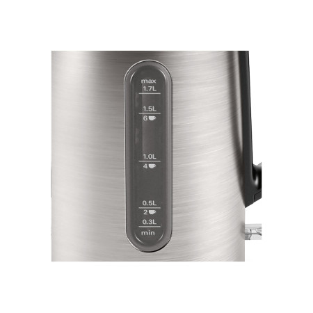 Bosch | Kettle | DesignLine TWK4P440 | Electric | 2400 W | 1.7 L | Stainless steel | 360 rotational base | Stainless steel/Black