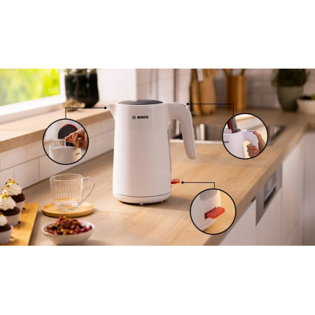 Bosch Kettle | TWK2M161 MyMoment | Electric | 2400 W | 1.7 L | Plastic | 360 rotational base | White