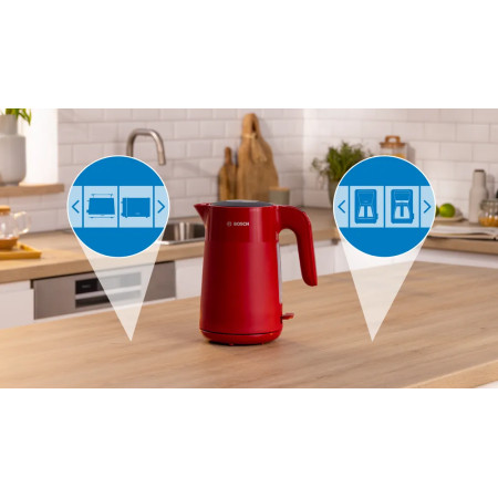 Bosch Kettle | TWK2M164 MyMoment | Electric | 2400 W | 1.7 L | Plastic | 360 rotational base | Red