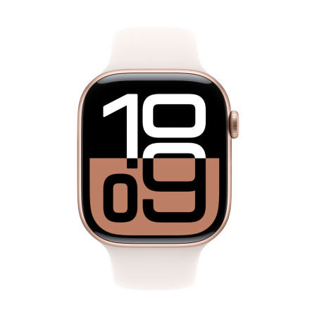 Apple Watch Series 10 | Smart Watch | GPS (Satellit) | Immer auf Retina | Wasserdicht | Rose Gold