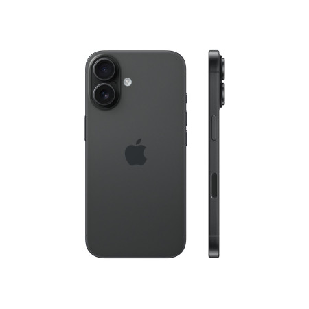 Apple iPhone 16 | Black | 6.1 " | Super Retina XDR | 2556 x 1179 pixels | A18 | Internal RAM 8 GB | 128 GB | Dual SIM | 4G | 5G 