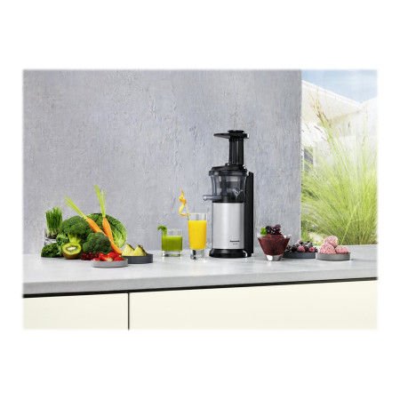 Panasonic | Slow Juicer | MJ-L500SXE | Type Centrifugal juicer | Silver | 150 W | Number of speeds 1 | 45 RPM