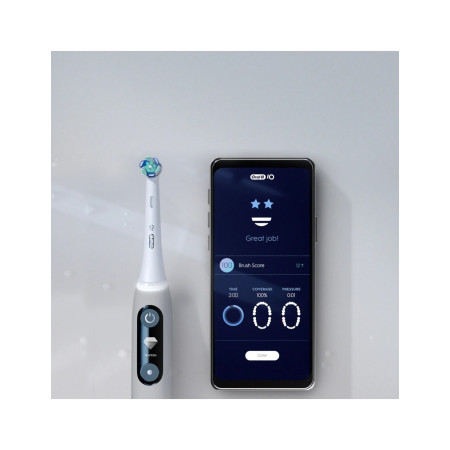 Oral-B Spazzolino elettrico | iO 7 Duo Pack | ricaricabile per adulti | Numero di teste di pennello incluse 2 | Numero di denti 