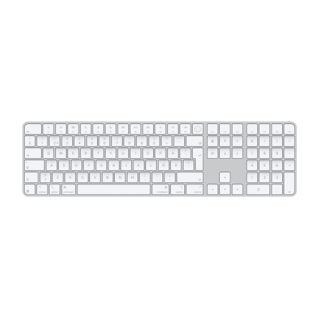 Apple Magic Keyboard with Touch ID and Numeric Keypad for Mac models with Apple silicon - Swedish - White Keys | Apple