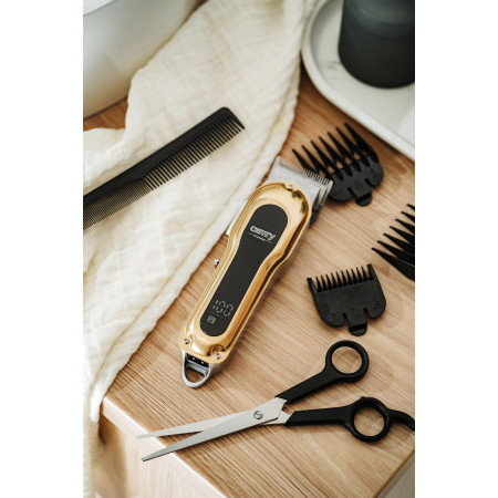 Camry Hair clipper with LCD display | CR 2844 | Cordless | Number of length steps 4 | Gold