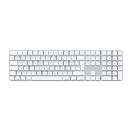 Apple Magic Keyboard with Touch ID and Numeric Keypad for Mac models with Apple silicon - International English - White Keys | A