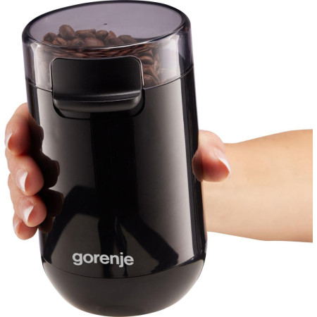 Gorenje | Coffee Grinder | SMK150SB | 150 W | Coffee beans capacity 45 g | Lid safety switch | Black