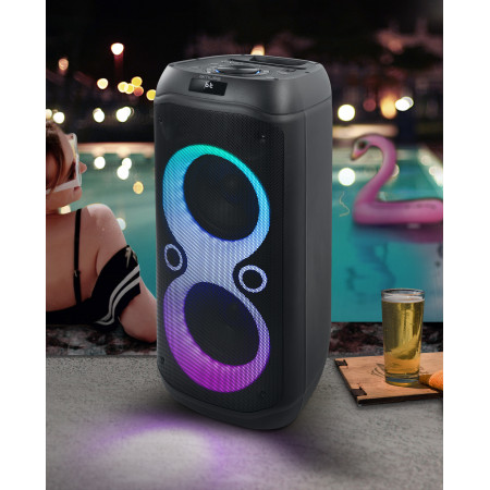 Muse | Portable Party Box Speaker | M-1937 DJ | 600 W | Bluetooth | Black | Portable | Wireless connection