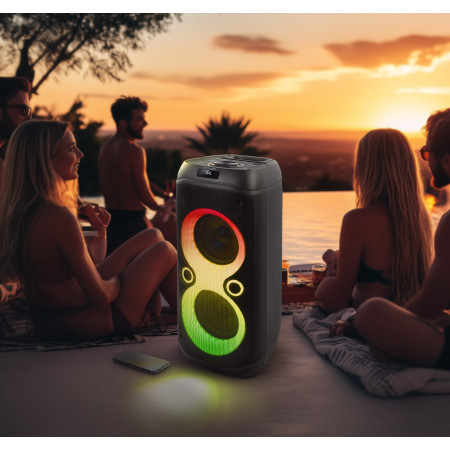 Muse | Portable Party Box Speaker | M-1937 DJ | 600 W | Bluetooth | Black | Portable | Wireless connection