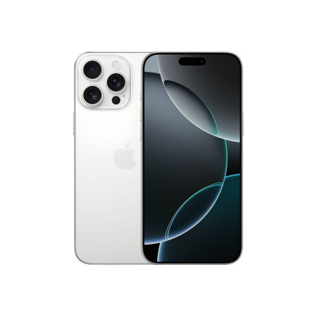 Apple iPhone 16 Pro | White Titanium | 6.3 " | Super Retina XDR display with ProMotion | 2622 x 1206 pixels | A18 Pro | Internal