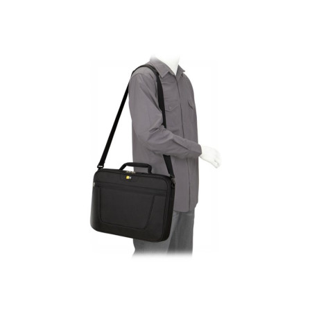 Case Logic | VNCI215 | Fits up to size 15.6 " | Messenger - Briefcase | Black | Shoulder strap