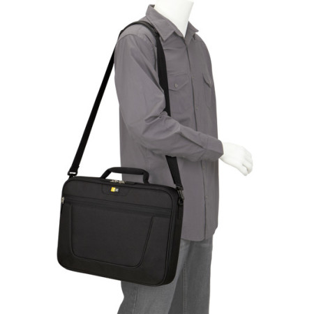 Case Logic | VNCI215 | Fits up to size 15.6 " | Messenger - Briefcase | Black | Shoulder strap