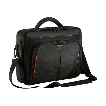 Targus | Classic+ | Fits up to size 15.6 " | Messenger - Briefcase | Black/Red | Shoulder strap