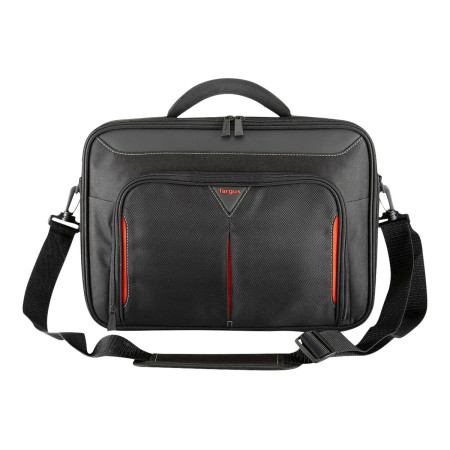 Targus | Classic | Fits up to size 14 " | Messenger - Briefcase | Black/Red | Shoulder strap