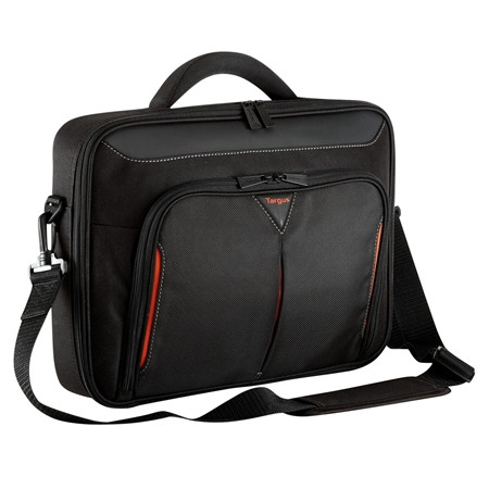 Targus | Classic | Fits up to size 14 " | Messenger - Briefcase | Black/Red | Shoulder strap