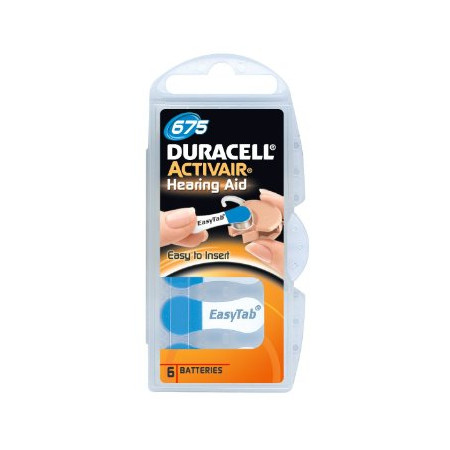 Duracell | A675/DA675/ZL675 | Zinc air cells | 6 pc(s)