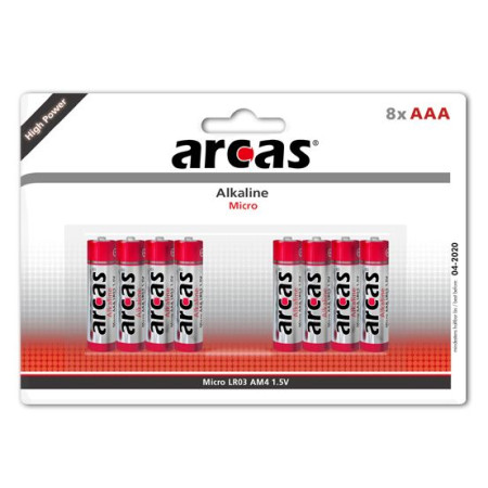 Arcas | AAA/LR03 | Alkaline | 8 pc(s)