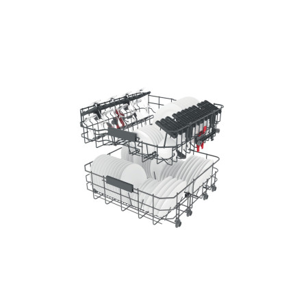 Dishwasher | WIC 3C26 F | Built-in | Width 59.8 cm | Number of place settings 14 | Number of programs 8 | Energy efficiency clas