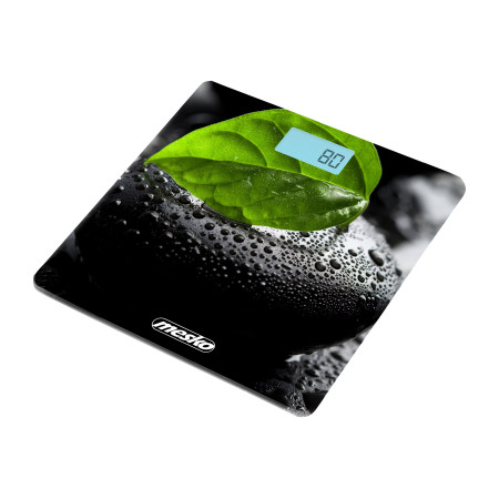 Mesko | Bathroom scales | MS 8149 | Maximum weight (capacity) 150 kg | Accuracy 100 g | Black/ green