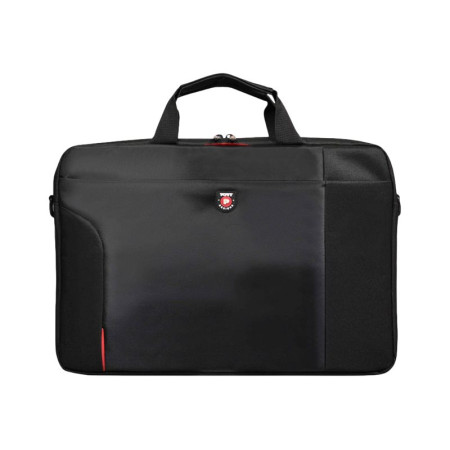 PORT DESIGNS | Houston | Fits up to size 15.6 " | Messenger - Briefcase | Black | Shoulder strap