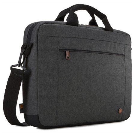 Case Logic | Era Attaché | Fits up to size 14 " | Messenger - Briefcase | Obsidian | Shoulder strap