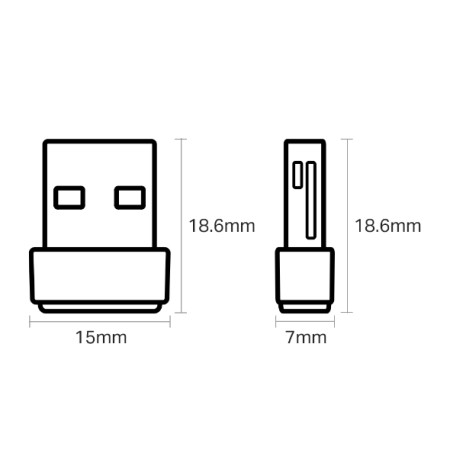 TP-LINK | Dual Band USB 2.0 Adapter | Archer T2U Nano