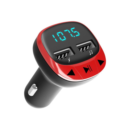 Energy Sistem Car FM Transmitter , Red