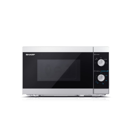 Sharp | Microwave Oven | YC-MS01E-S | Free standing | 20 L | 800 W | Silver