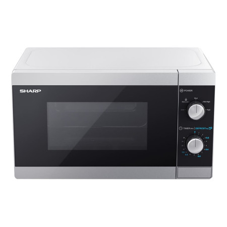 Sharp | Microwave Oven | YC-MS01E-S | Free standing | 20 L | 800 W | Silver