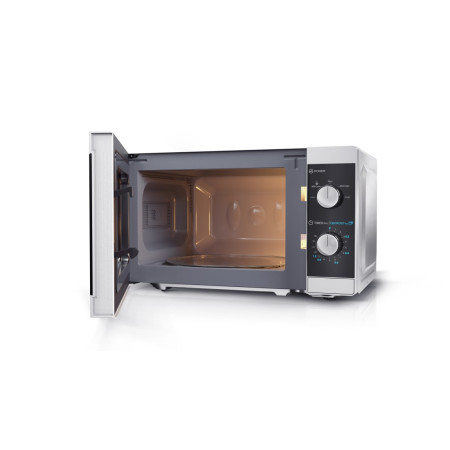 Sharp | Microwave Oven | YC-MS01E-S | Free standing | 20 L | 800 W | Silver