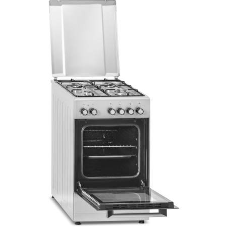 Simfer | Cooker | 5405SERGG | Hob type Gas | Oven type Electric | Stainless steel | Width 50 cm | Electronic ignition | Depth 60