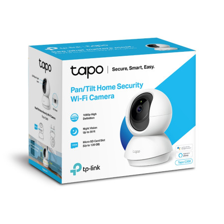 TP-LINK | Pan/Tilt Home Security Wi-Fi Camera | Tapo C200 | 4mm/F/2.4 | Privacy Mode, Sound and Light Alarm, Motion Detection an