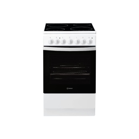 INDESIT | Cooker | IS5V4PHW/E | Hob type Vitroceramic | Oven type Electric | White | Width 50 cm | Grilling | Depth 60 cm | 61 L