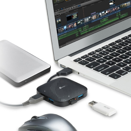 TP-LINK | UH400 | USB 3.0 4-Port Portable Hub