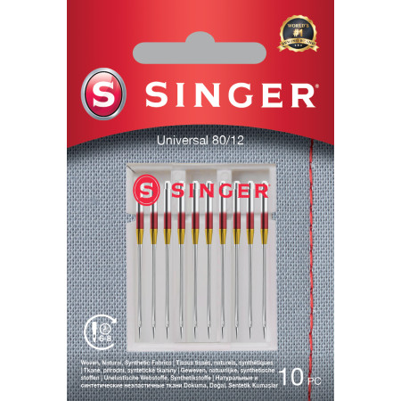 Singer | Universal Needle for Woven Fabrics 80/12 10PK