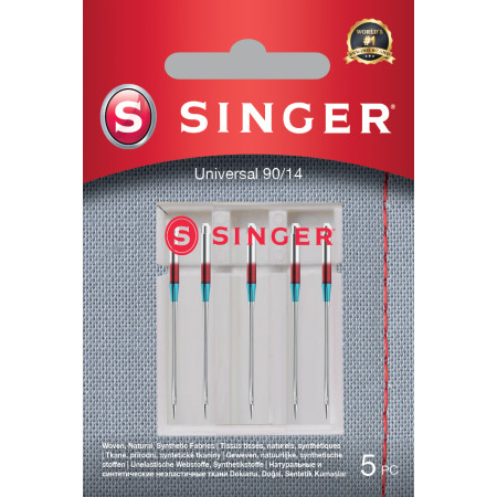 Singer | Universal Needle for Woven Fabrics 90/14 5PK