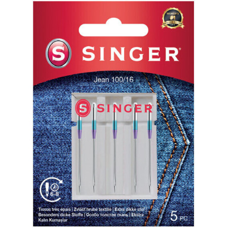 Singer | Denim Needle 100/16 5PK