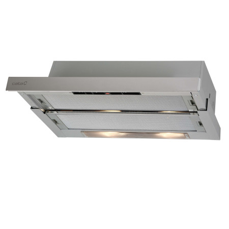 CATA | Hood | TF 5260 X | Telescopic | Energy efficiency class D | Width 60 cm | 325 m /h | Slider control | LED | Inox