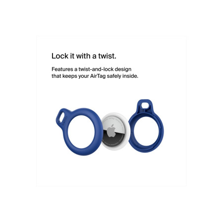 Belkin | Secure Holder with Key Ring for AirTag | Blue