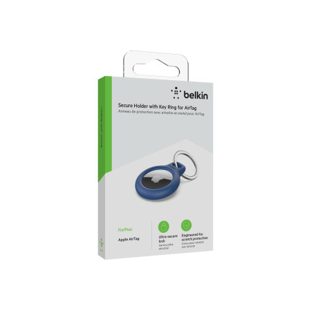 Belkin | Secure Holder with Key Ring for AirTag | Blue