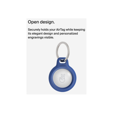 Belkin | Secure Holder with Key Ring for AirTag | Blue